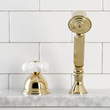 Vintage Deck Mount Hand Shower with Diverter for Roman Tub Faucet