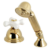 Vintage Deck Mount Hand Shower with Diverter for Roman Tub Faucet