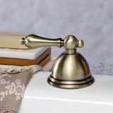 Vintage Deck Mount Hand Shower with Diverter for Roman Tub Faucet