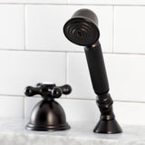 Deck Mount Hand Shower with Diverter for Roman Tub Faucet