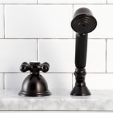 Deck Mount Hand Shower with Diverter for Roman Tub Faucet