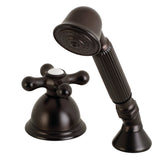 Deck Mount Hand Shower with Diverter for Roman Tub Faucet
