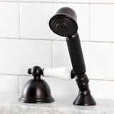 Vintage Deck Mount Hand Shower with Diverter for Roman Tub Faucet