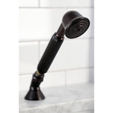 Vintage Deck Mount Hand Shower with Diverter for Roman Tub Faucet