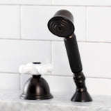 Vintage Deck Mount Hand Shower with Diverter for Roman Tub Faucet