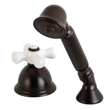 Vintage Deck Mount Hand Shower with Diverter for Roman Tub Faucet