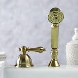 Vintage Deck Mount Hand Shower with Diverter for Roman Tub Faucet