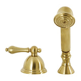 Vintage Deck Mount Hand Shower with Diverter for Roman Tub Faucet