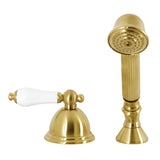 Vintage Deck Mount Hand Shower with Diverter for Roman Tub Faucet