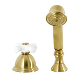 Vintage Deck Mount Hand Shower with Diverter for Roman Tub Faucet