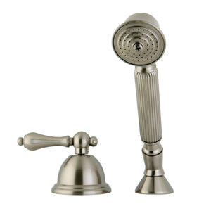 Vintage Deck Mount Hand Shower with Diverter for Roman Tub Faucet