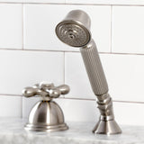 Deck Mount Hand Shower with Diverter for Roman Tub Faucet