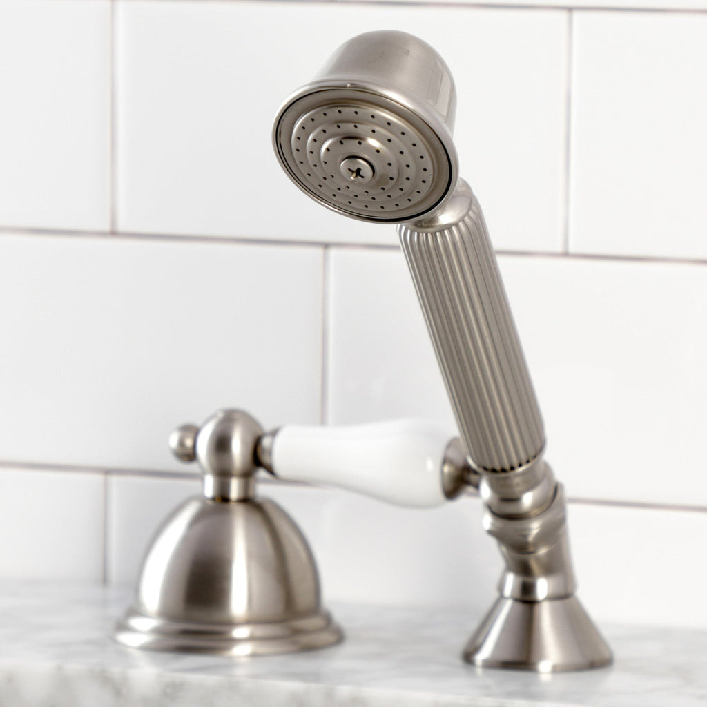 Vintage Deck Mount Hand Shower with Diverter for Roman Tub Faucet