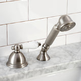 Vintage Deck Mount Hand Shower with Diverter for Roman Tub Faucet