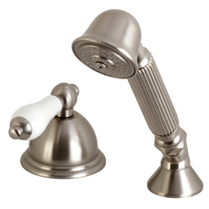 Vintage Deck Mount Hand Shower with Diverter for Roman Tub Faucet