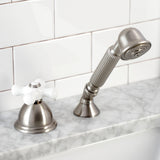 Vintage Deck Mount Hand Shower with Diverter for Roman Tub Faucet