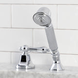 Deck Mount Hand Shower with Diverter for Roman Tub Faucet