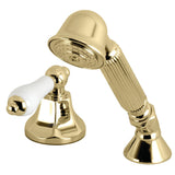 Deck Mount Hand Shower with Diverter for Roman Tub Faucet