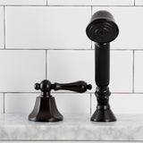 Deck Mount Hand Shower with Diverter for Roman Tub Faucet