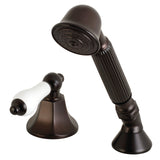 Deck Mount Hand Shower with Diverter for Roman Tub Faucet