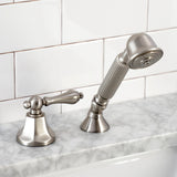 Deck Mount Hand Shower with Diverter for Roman Tub Faucet