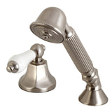 Deck Mount Hand Shower with Diverter for Roman Tub Faucet