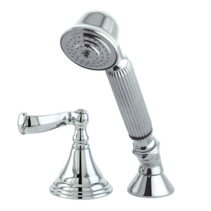 Deck Mount Hand Shower with Diverter for Roman Tub Faucet