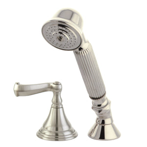 Deck Mount Hand Shower with Diverter for Roman Tub Faucet