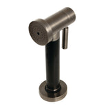 Brass Kitchen Faucet Side Sprayer with Black Grip