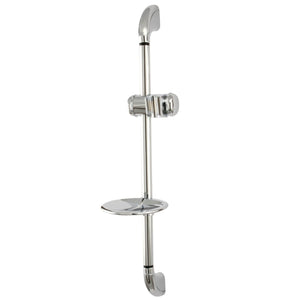 Made To Match 25-Inch ABS Shower Slide Bar with Soap Dish