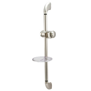 Made To Match 25-Inch ABS Shower Slide Bar with Soap Dish
