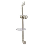 Made To Match 25-Inch ABS Shower Slide Bar with Soap Dish
