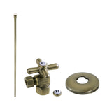 Trimscape Toilet Supply Kit Combo 1/2-Inch IPS X 3/8-Inch Comp Outlet