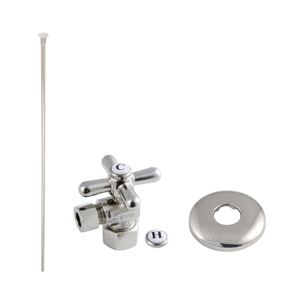 Trimscape Toilet Supply Kit Combo 1/2-Inch IPS X 3/8-Inch Comp Outlet