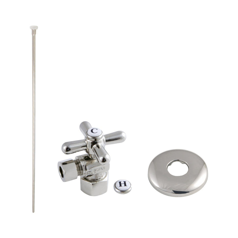 Trimscape Toilet Supply Kit, 1/2-Inch IPS Inlet x 3/8-Inch Comp Outlet