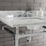 Fauceture 36-Inch Carrara Marble Console Sink