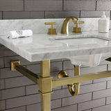 Fauceture 36-Inch Carrara Marble Console Sink