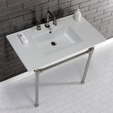 Dreyfuss 37-Inch Ceramic Console Sink Set