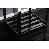 Kingston Commercial 25-Inch Stainless Steel Console Sink with Steel Base (8-Inch, 3-Hole)