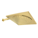 Claremont 12-Inch Square Rainfall ABS Shower Head with 15-3/4 Inch Shower Arm