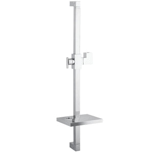 Claremont 24-Inch Stainless Steel Shower Slide Bar with Soap Dish