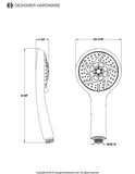 Vilbosch 5-Function Round Hand Shower