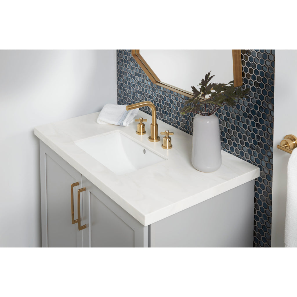 Courtyard Ceramic Rectangular Undermount Bathroom Sink