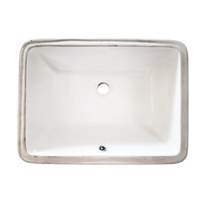 Kastell 20-Inch Ceramic Undermount Bathroom Sink