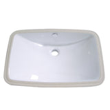 Forum Ceramic Rectangular Undermount Bathroom Sink