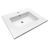 Continental 25-Inch Ceramic Vanity Sink Top