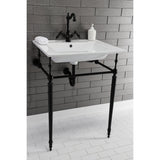 Continental 25-Inch Ceramic Vanity Sink Top (1 Hole)