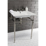 Continental 25-Inch Ceramic Vanity Sink Top (8" Faucet Drillings)