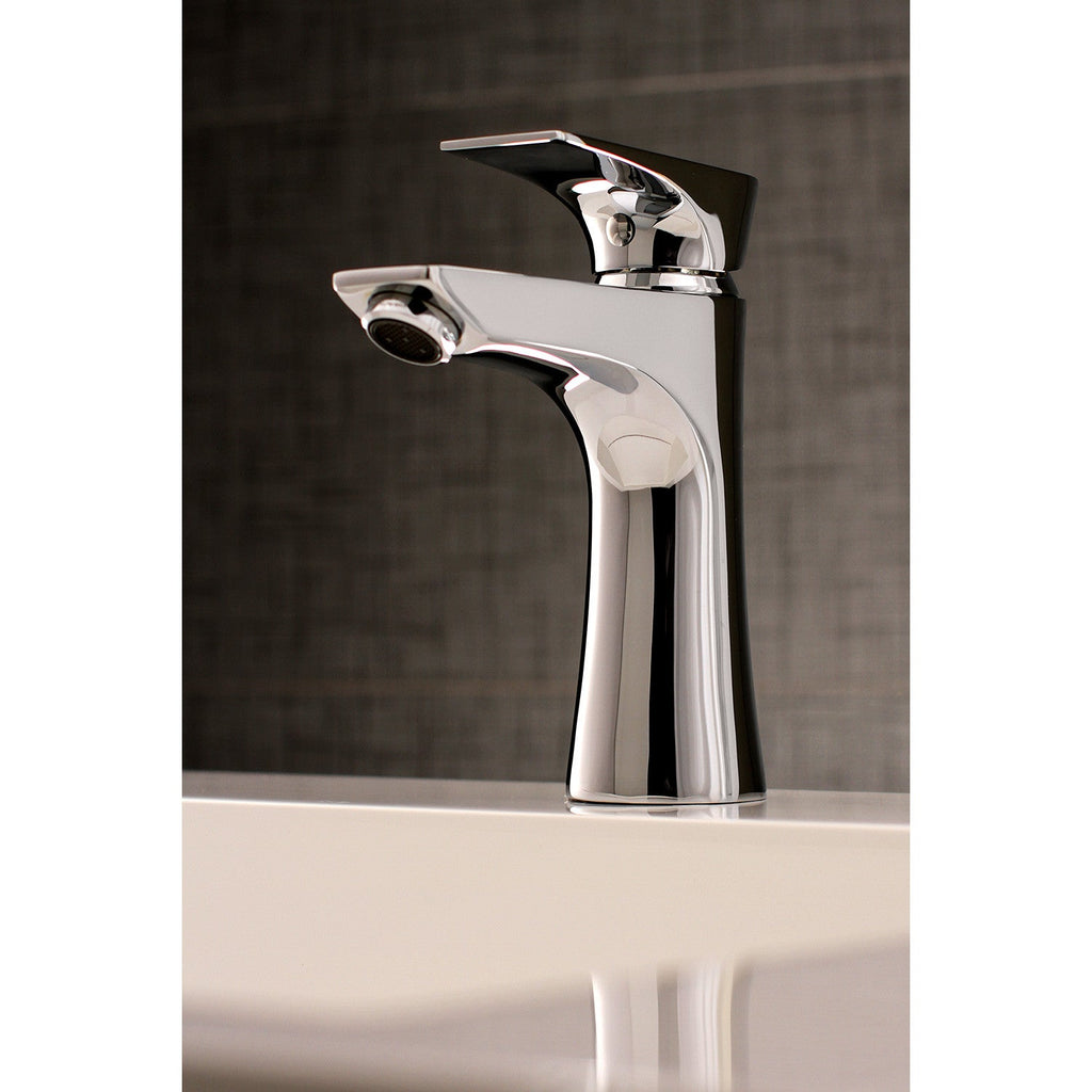 Millennium Single-Handle 1-Hole Deck Mount Bathroom Faucet with Push Pop-Up