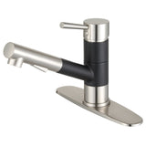 Concord Single-Handle 1-Hole Deck Mount Pull-Out Sprayer Kitchen Faucet